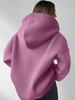 2024 Women's Solid Color Loose Hooded Sweatshirt - Autumn/Winter Long Sleeve Sportswear for Europe & America