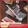 Beef Mutton Roll Slicer Machine Stainless Steel Meat Slicer Beef Thin Slice Frozen Meat Household Barbecue Hot Pot Cooking