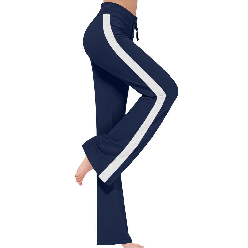 Women's Winter Sweatpants Solid Color Casual Pants Women's Fleece Sweatpants Wide Leg Straight Pants