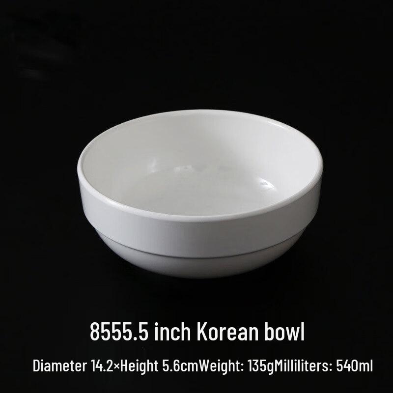 Korean Style Melamine Bowls (5-Pack)