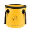 10L Portable Bucket Waterproof Fishing Folding Bucket Multifunction Collapsible Bucket Lightweight for Outdoor Camping