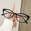 New Cat Eye Triangle Frame Anti-Blue Light Glasses Classic Men Women Reading Eyewear Retro Triangle Frame Transparent Eyeglasses