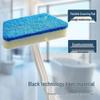 Long Handle Trapezoidal Sponge Brush for Bathtubs, Tiles, Floors & Glass Doors