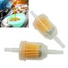 Filtro universal de gás/combustível em linha, 6mm-8mm 1/4 "para cortador de grama, motor pequeno, acessórios para automóveis, motocicleta, com 10 peças