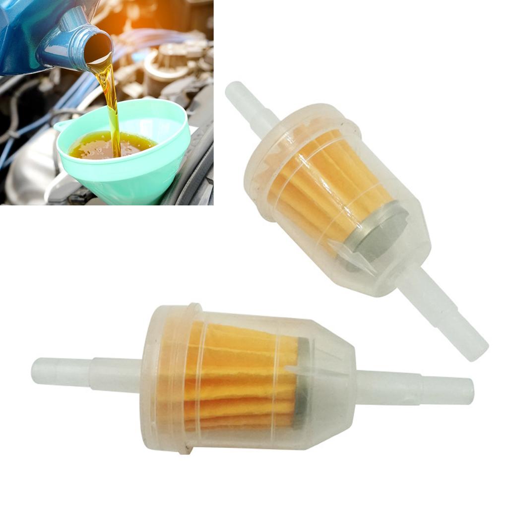 10 buc. Filtru universal de gaz/combustibil în linie 6MM-8MM 1/4" pentru mașina de tuns iarba Motor mic Accesorii auto Motociclete