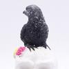 Halloween Birds Skull Ornament Gothic Eerie Skull Sculpture Festive Atmosphere Halloween Tabletop Decoration
