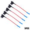 32V MINI SMALL MEDIUM Size Car Fuse Holder Add-a-circuit TAP Adapter Micro Mini Standard ATM Blade Fuse for Cars Vans 20/10/5pcs Fuse Holders1