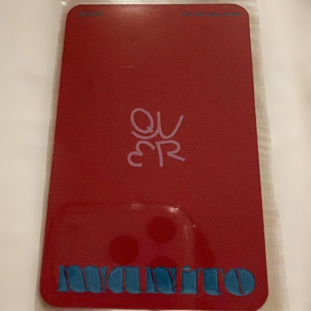 [USED] QWER In-Person Bonus Trading Card: manito Hina