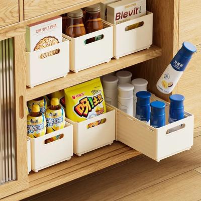 Expandable Kitchen Storage Boxes Food Storage Container Drawer Organizers Boxes Plastic Countertop Bathroom Storage Boxes