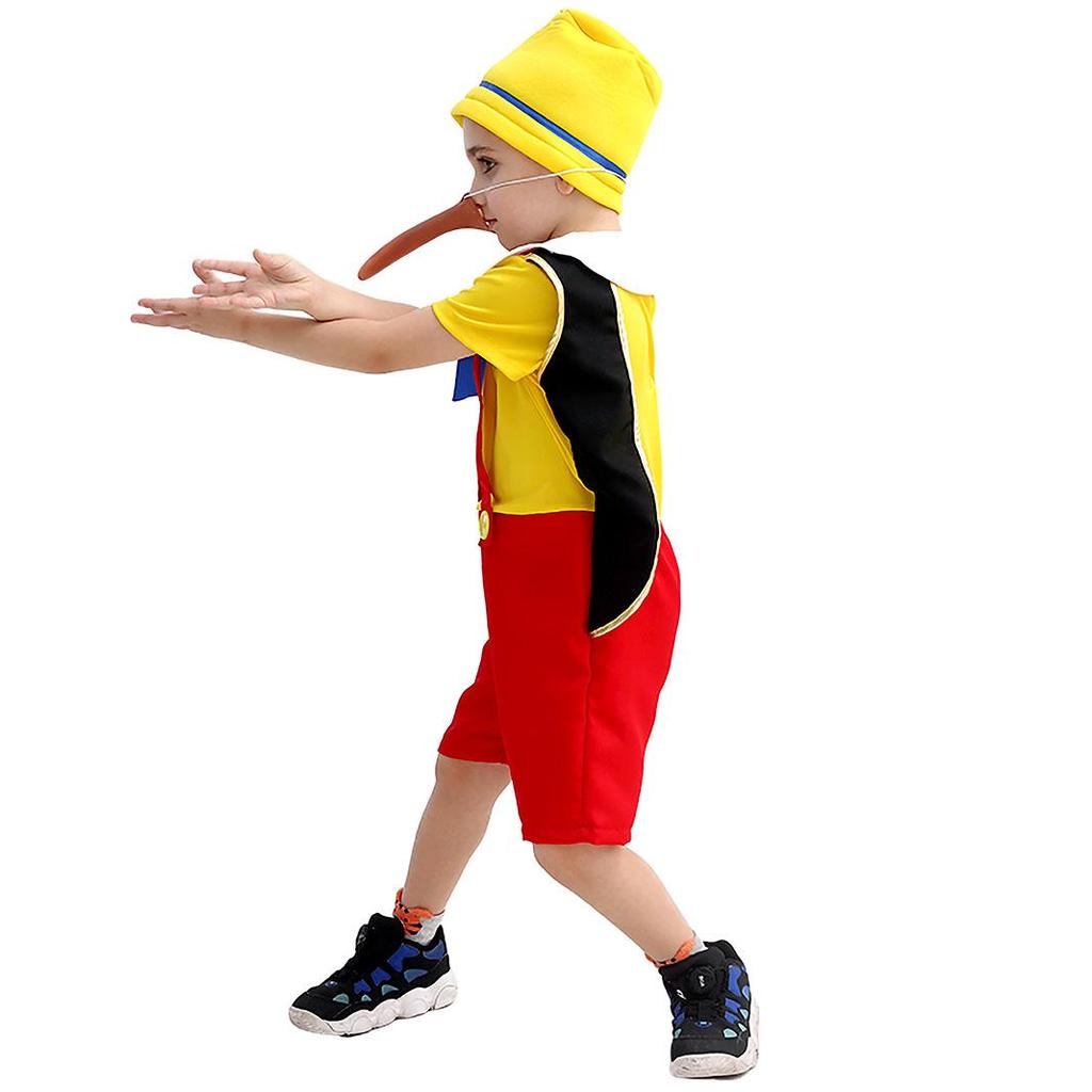 Special Offer: Pinocchio Long-Nose Costume for Kids - Children's Day & Halloween Party Wear