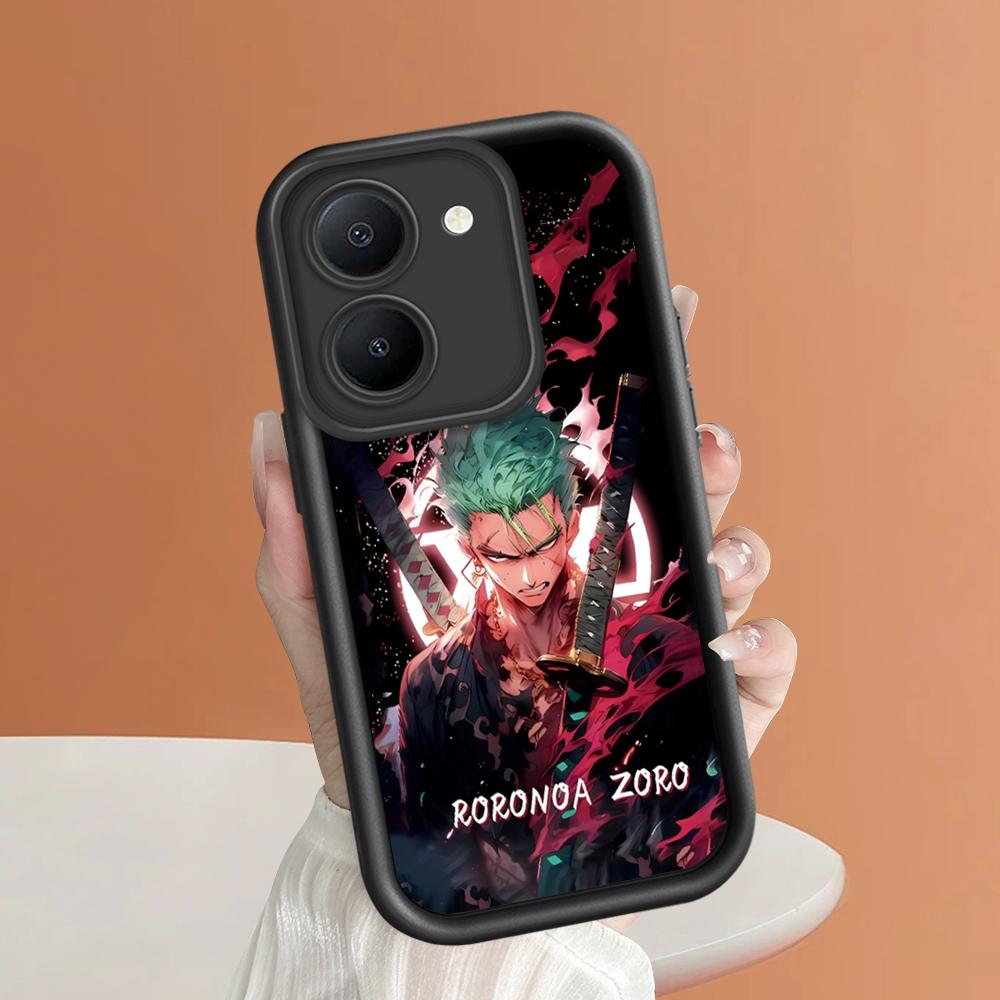 Soft Silicone Square Ladders Cartoon Pattern Full Cover Camera Protection Shockproof Case for iPhone Infinix Tecno Vivo