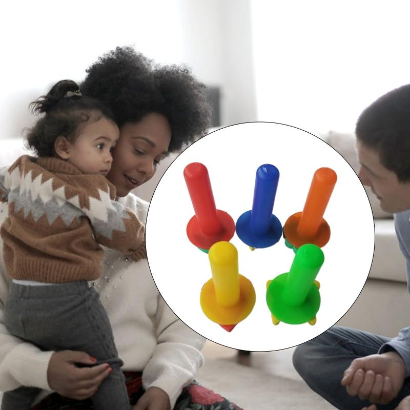 5pcs Creative Drawing Stamper Colorful Stamps Pre-cut DIY Coloring Toy with Portable Handle Interactive Painting Kit