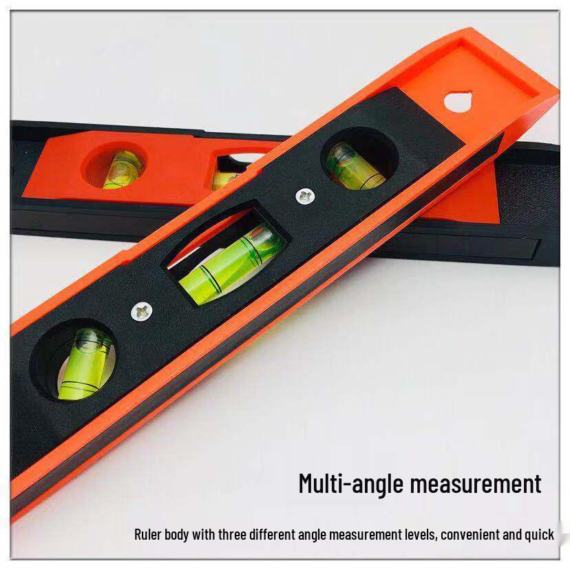 Precision Magnetic Multi-Angle Mini Spirit Level and Measuring Ruler for Household Decoration