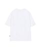 ODDSTUDIO Kitsch Stamp Pintuck Oversized T-Shirt - White