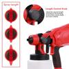 1000W 800ML Flow Control Airbrush Cordless Electric Spray Gun High Power Household Paint Sprayer With 3 Nozzle