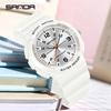 Sanda new 3284 casual sports quartz luminous waterproof 50 meter fashionable men's and women's watch