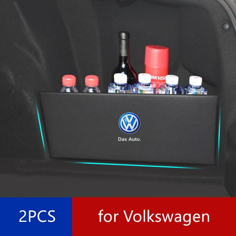 Pro VOLKSWAGEN VW Flanelová boční organizér do kufru auta Přepážka Dělicí deska pro Volkswagen Passat Touareg Jetta VS5