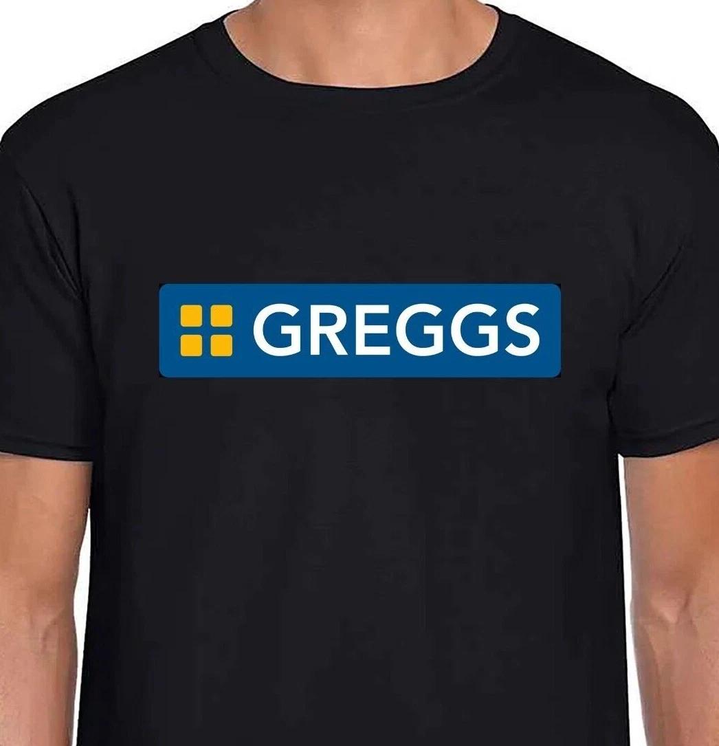 Greggs Logo T-Shirt Unisex Gildan Softstyle Tshirt Beer Sausage Roll Fun Gift S