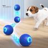 Automatic Moving Pet Ball Jumping with LED Light Boredom Stress Relief Smart Interactive Cat Dog Shaking Toy USB Rechargeable Electric Supplies
