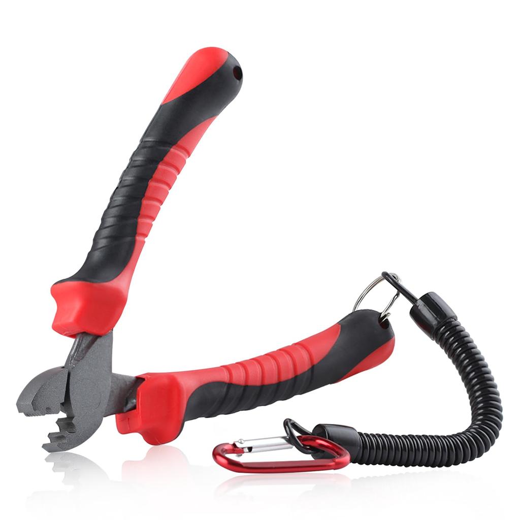 SPEEDWOX Hand Crimping Pliers for Wire Sleeve Crimping Fishing Crimping Capacity for Single Compatible with to High Strength Crimping Copper Clamp 1mm