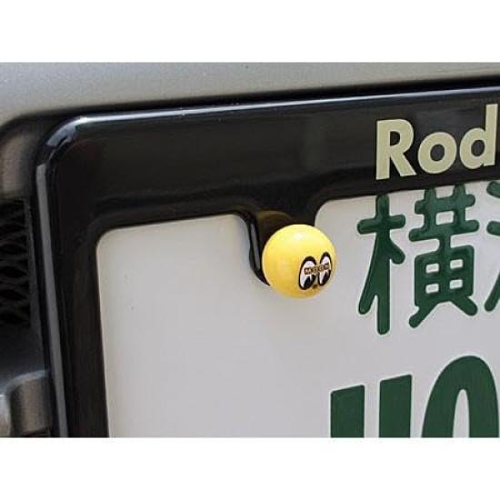 MOONEYES MOON EYES Kennzeichenschraube und Rechts YE (Linkes Set) Gelb, Universal, AA-113MN