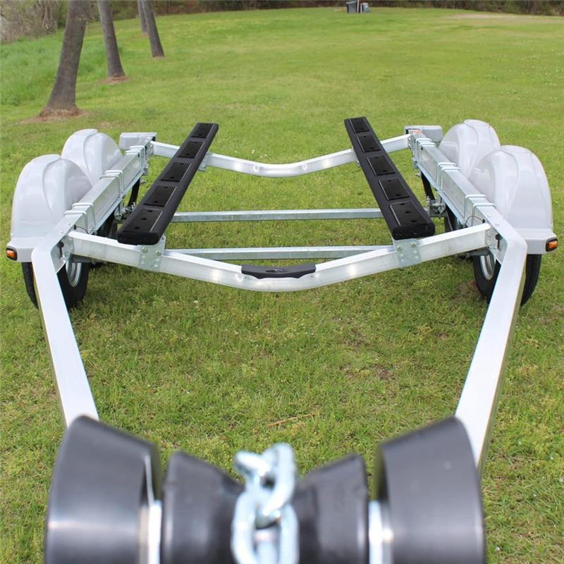 A03Z-Boat Trailer Bunk Slide Pads And Enders For Easier Launching & Loading, 3X10inch Boat Trailer Bunk Slicks