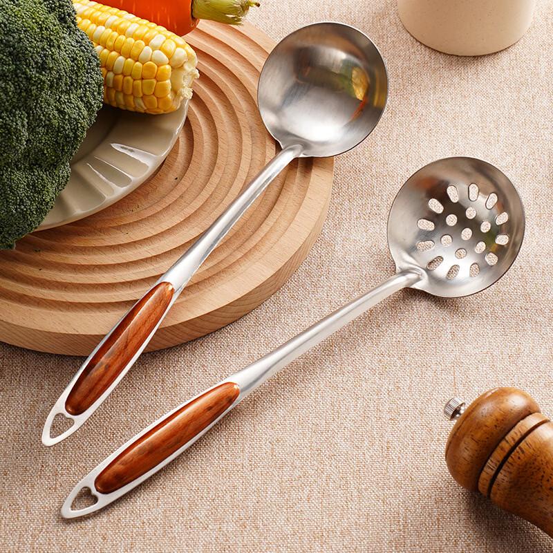 Non-magnetic Stainless Steel Soup Ladle and Strainer