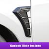 2 PCS Carbon Black Car Fender Fender Sticker Decals Body for Kia Rio Soul Seltos Forte K5 K3 Niro Sorento Stinger Sportage Decor