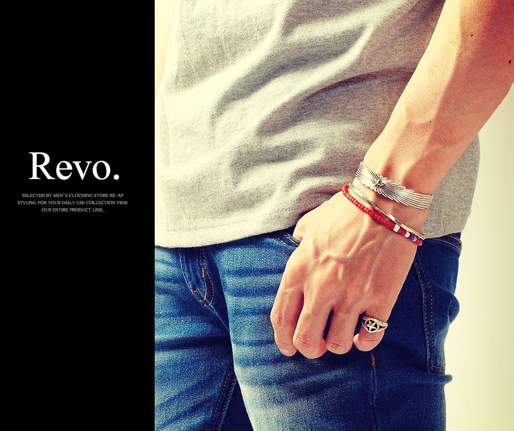 Starlight Bangle Brass Bracelet for Men and Silver and Gold Revo. Women, (Silver)