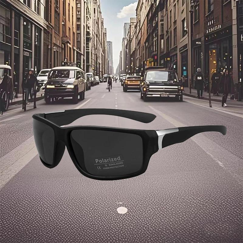 New Brand Designer Luxury Polarized Men Sunglasses Outdoor Cycling Sports Driving Fishing Glasses Lenses Eyewear