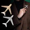 1 2Pcs Fashion Aircraft Brooch Pins for Men Cool Airplane Suit Corsage Gift for   Enthusiast Daily Wear