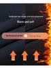 Women's High Waist Cotton Velvet Slimming Wide Leg Sweatpants