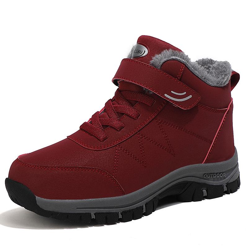 Women's High-Top Non-Slip Winter Walking Boots for Travel and Hiking