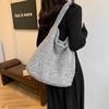 Lazy Wind high-capacity mesh bag for women  autumn bestseller  grey fashion compound leisure versatile shoulder bags