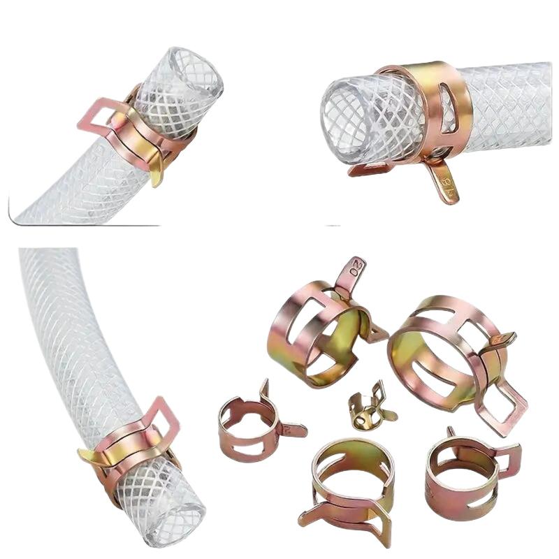 Quick Release 75pcs 6-10mm Fuel Water Tube Clamps, Hose Pipe Air Tube Spring Fasteners