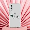 Phone Case For Samsung A56 A36 A26 A24 A16 A14 A12 A32 A50 A70 A22 A40 A34 A54 A42 A52 5G A06 Cover Cute Matchstick Men Couple