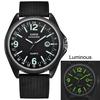 Military Herr Quartz Watch Black Dial Date Luxury Sport Armbandsur