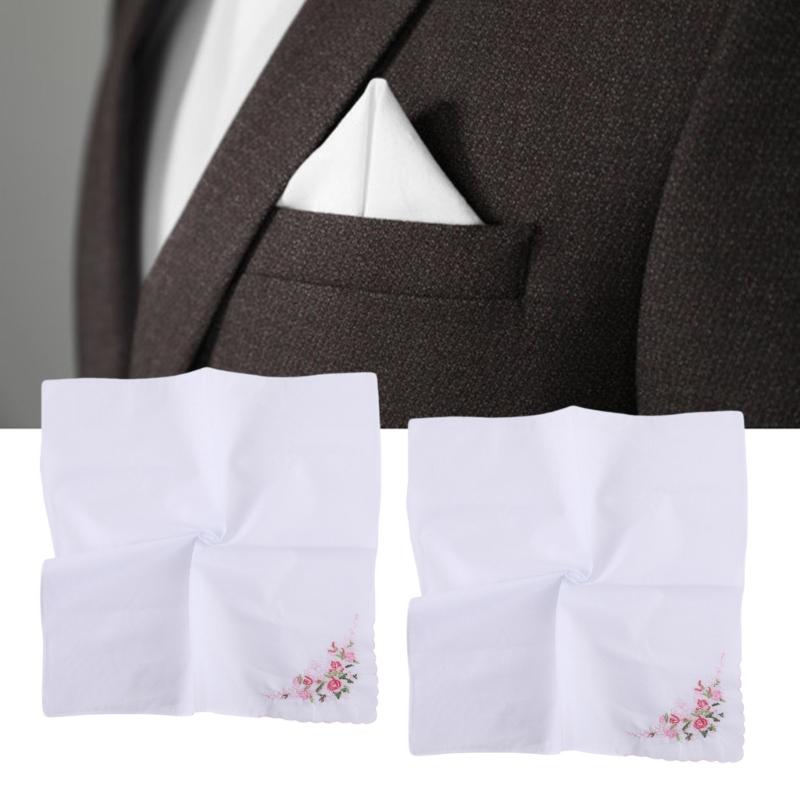 12 Stück Einfarbige Taschentücher Elegante Damen-Taschentücher Einstecktücher Kopftücher für Party-Schals