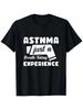 Asma Apenas Uma Camiseta Criativa de Tirar o Fôlego Experimente Camiseta Respiratória Unissex para Asmáticos Homens Mulheres Verão Camisetas