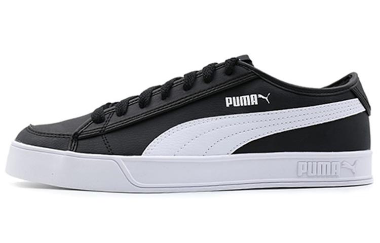 PUMA Smash V2 Vulc Sl White Black 367308-01 37.5