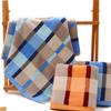 Thickened dark checkered towel pure cotton creative sports towel face towel