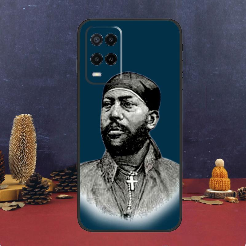 Emperor Menelik II of Ethiopia For OPPO A17 A77 A58 A78 A98 A15 A5 A9 A96 A76 A16 A54 A74 A94 A52 A72 A79 A57S A53S Case