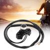 Qiilu Motorcycle Handlebar Engine Start Stop Button Switch Universal for Most Motorcycles Dirt Bike ATV with 22mm Handlebar Model C Black