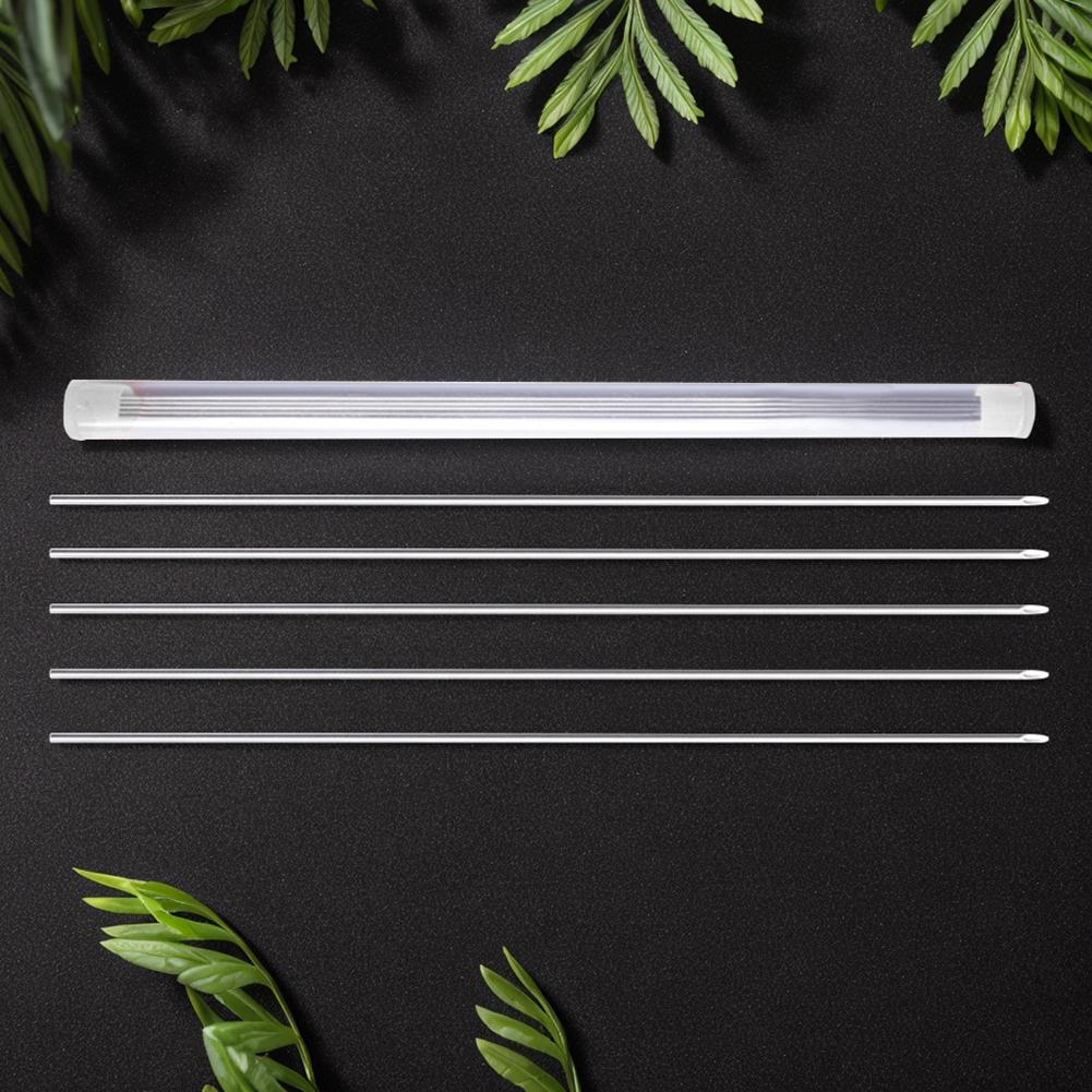 5 Stück Regenwurm-Haken Nadel Wurm Angelnadel Einfach zu bedienen Angel-Montagenadel Angel-Köderwerkzeug Angelzubehör