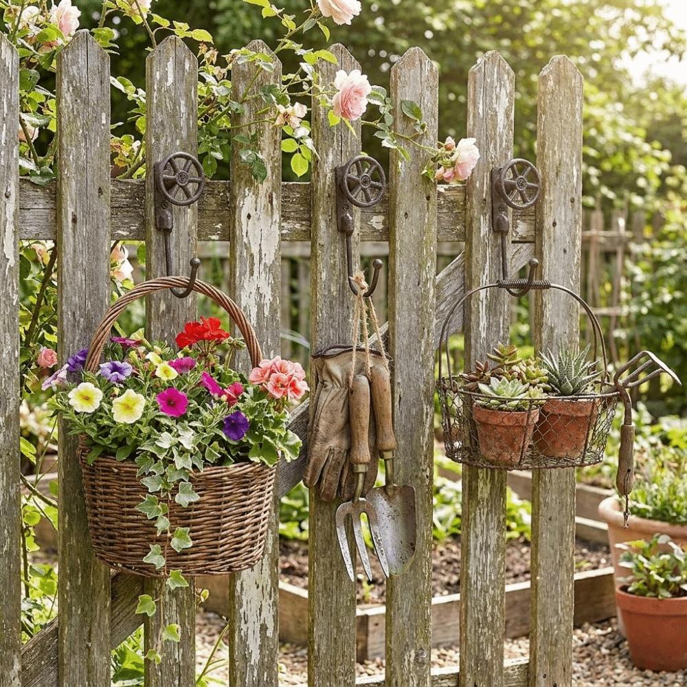 Durable Iron Wheel Shape Hook Rustic Decorative Wall Hanging Hook Rust Proof Heavy Duty Coat Hanger Farmhouses