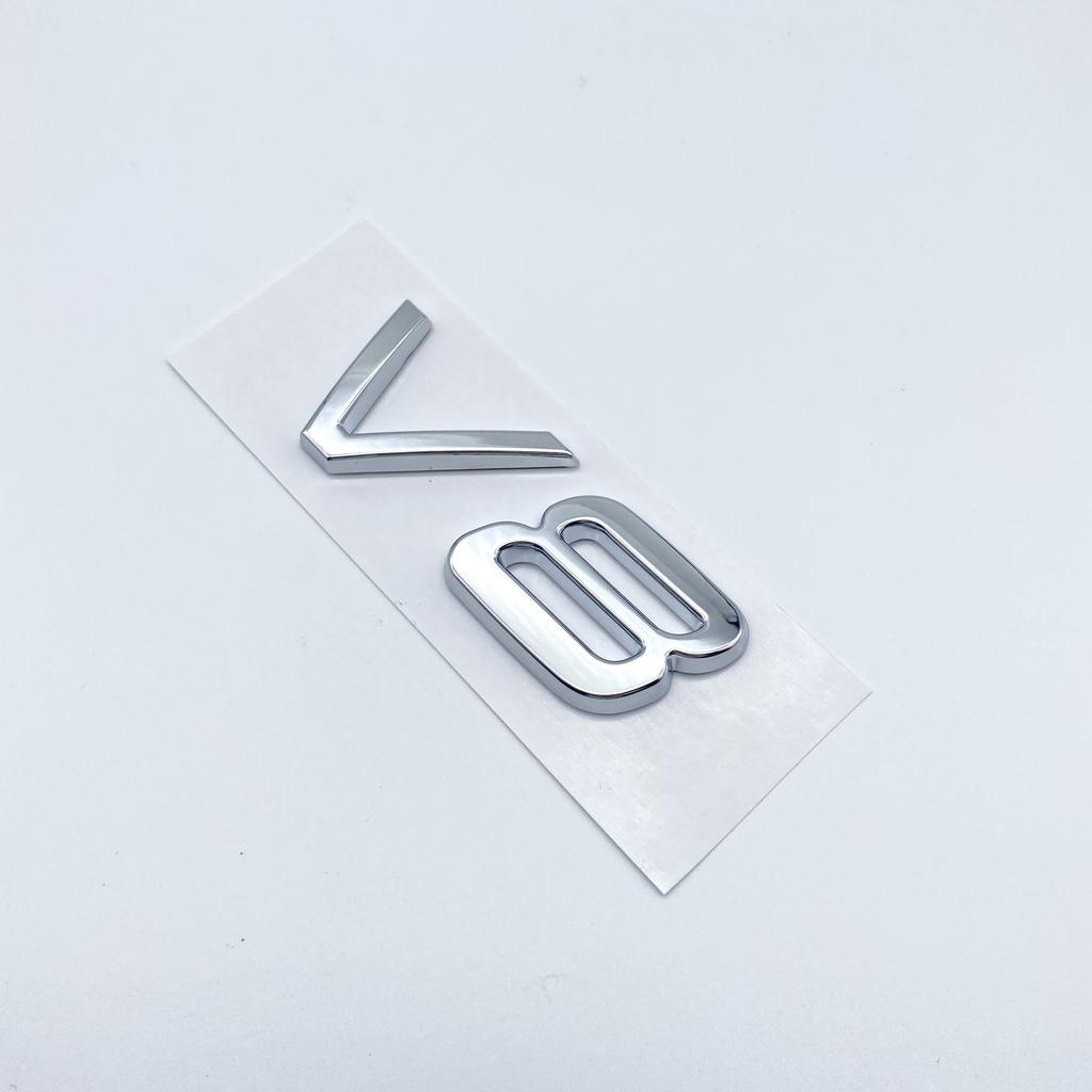 dgwxr9 New 3D Car Styling B5 B6 T5 T6 V8 AWD Rear Trunk Tail Logo Emblem Sticker for VOLVO XC90 Chrome Black Badge