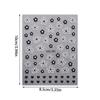 Adesivi 3D per Unghie Fiore Bianco Nero Petali Fiori Decalcomanie Nail Art Elegante Design Matrimonio Decorazione Slider Manicure Fiore di Primavera