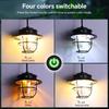 Outdoor Portable Camping Light Waterproof IPX4 USB LED Rechargeable Hanging Tent Light For Outdoor Hiking Night Lamp