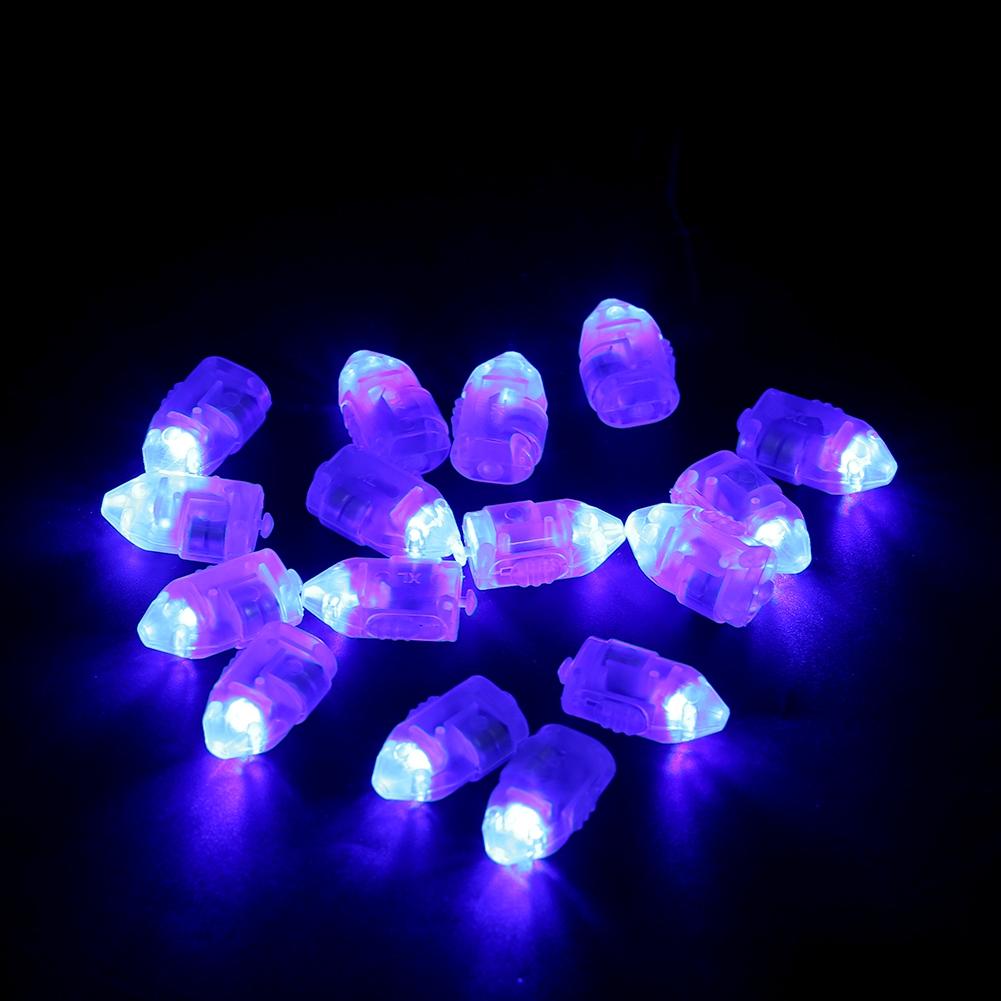 1 Set 50Pcs Waterproof LED Lights for Paper Lantern Ballon Wedding Party Decor Blue