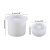 DIY Jewelry Container Silicone Molds Bottle Casting Molds Storage Jar Epoxy Resin Molds for Resin Crafts Bottle Storage
